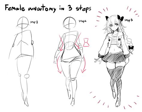 anime body|anime female figure drawing.